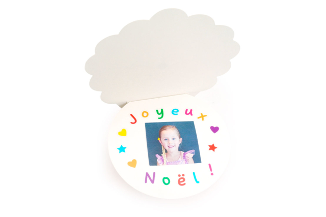 carte fleur joyeux noel - Gommettes de Noël : autocollants et stickers créatifs pour enfants - 10doigts.fr