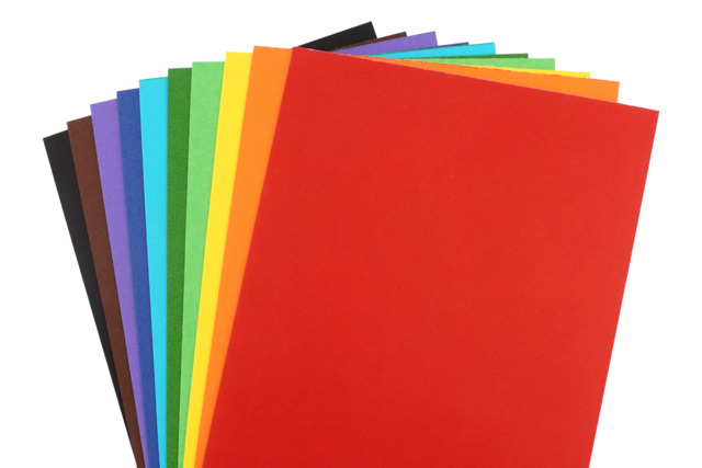 carte forte A4  20 feuilles 10 couleurs - Papiers Format A4 - 10doigts.fr