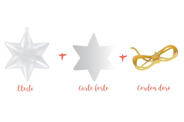 carte forte et cordon - Plastique Transparent - 10doigts.fr