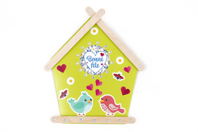 Carte Nichoir Fete Papa - Kits fête des parents - 10doigts.fr