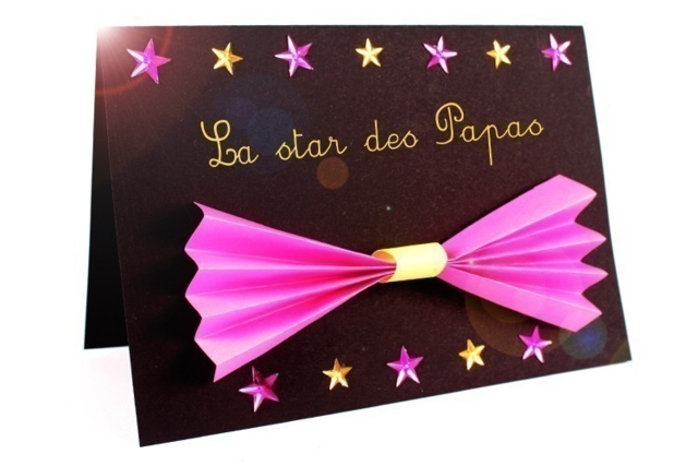 Carte noeud papillon - Strass : apportez de l'éclat à toutes vos créations - 10doigts.fr