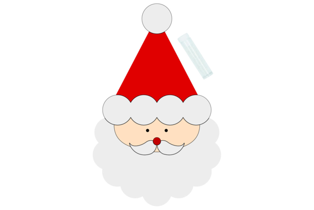 carte père noel paillettes - Kits créatifs de Noël pour les enfants - 10doigts.fr