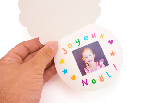carte père noel photo - Kits créatifs de Noël pour les enfants - 10doigts.fr