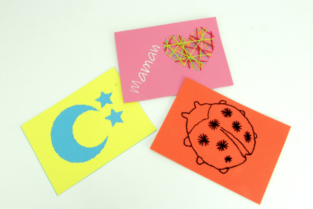 carte piquage - Cartes à gratter et à poinçonner : révélez votre créativité en relief - 10doigts.fr