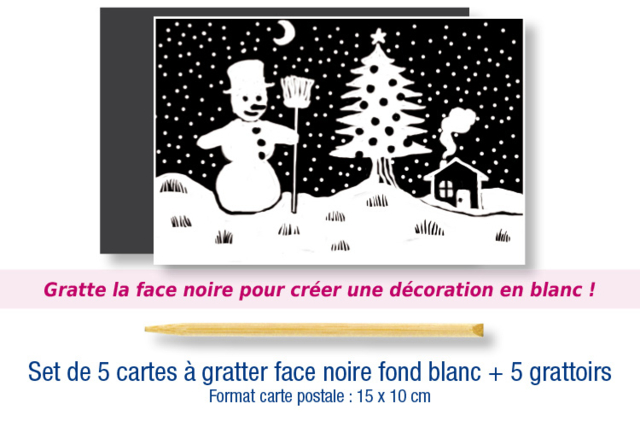 Cartes à gratter - Cartes à gratter et à poinçonner : révélez votre créativité en relief - 10doigts.fr