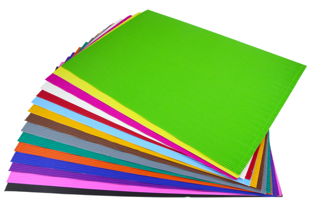 carton ondulé feuilles - Carton ondulé - 10doigts.fr