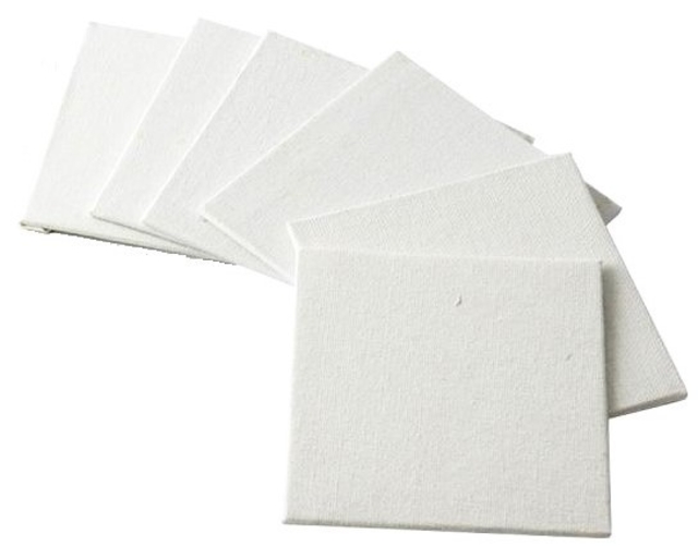 carton toile carré - Châssis et Cartons toilés - 10doigts.fr