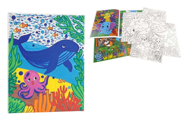cartons toilés thème des animaux - Peinture aux numéros : découvrez l'art du tableau numéroté pour tous - 10doigts.fr