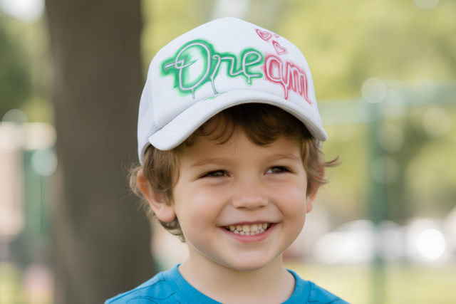 Casquettes filet, taille enfant - 4 pièces - Textiles divers - 10doigts.fr