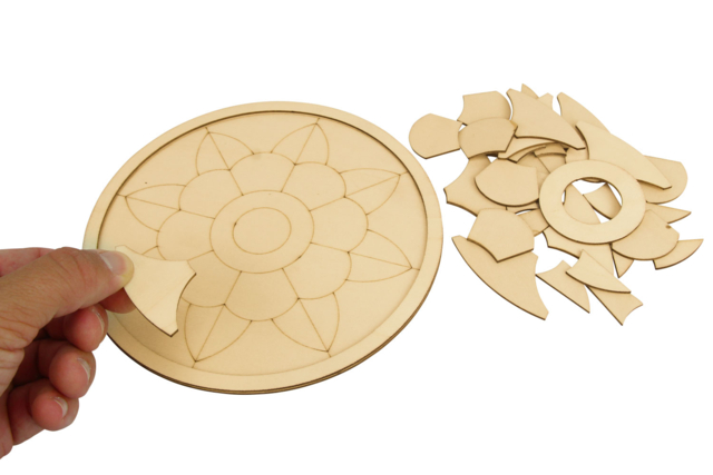 cercle puzzle en bois - Puzzles - 10doigts.fr