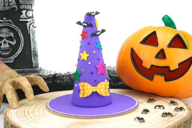 Chapeau de sorcière - Gommettes Halloween - 10doigts.fr