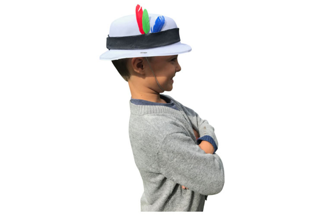 Chapeaux blancs à décorer - Couronnes et Chapeaux pour Carnaval : Loisirs Créatifs pour Enfants - 10doigts.fr