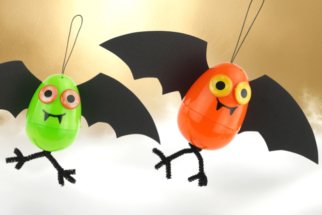 Chauve-souris lumineuse - Oeufs de Pâques créatif - 10doigts.fr