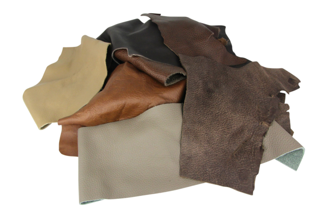 chutes de cuir à coudre - Patchwork - Mercerie créative - 10doigts.fr