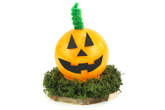 Citrouille d'Halloween lumineuse - Décors nature : matériaux naturels pour les loisirs créatifs - 10doigts.fr