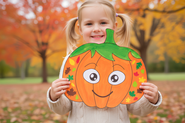 citrouille géante à décorer - Supports d'Halloween à décorer - 10doigts.fr