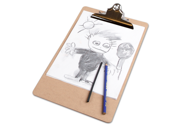 clipboard bois - Accessoires de dessin : les outils indispensables des jeunes artistes - 10doigts.fr