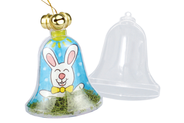 Cloche en plastique transparent  - Formes à garnir - Plastique - 10doigts.fr