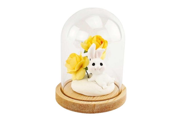 cloche lapin - Accessoires décoratifs de Pâques - 10doigts.fr