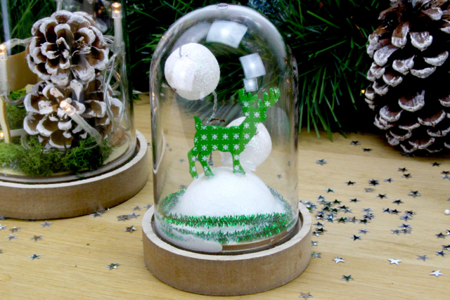 cloche neige - Peinture relief 3D pour des effets de matière et des créations en volume - 10doigts.fr