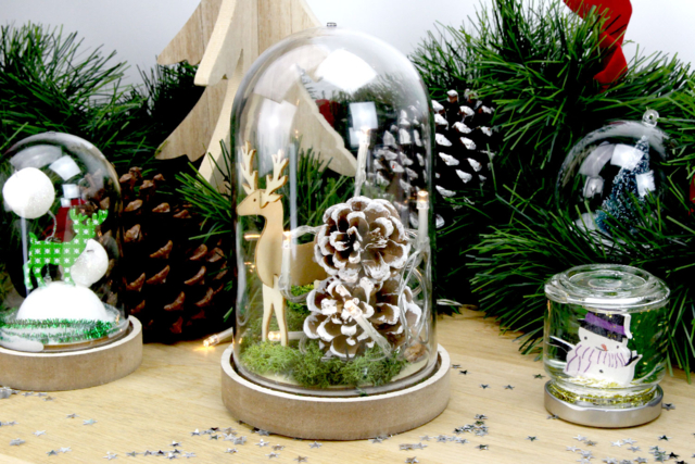 cloche noel nature - Fleurs et végétaux pour l’Art Floral : La nature à l'honneur - 10doigts.fr
