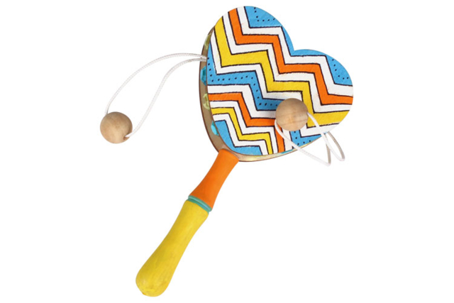 Coeur Tam-Tam - Instruments de musique en bois à décorer - 10doigts.fr