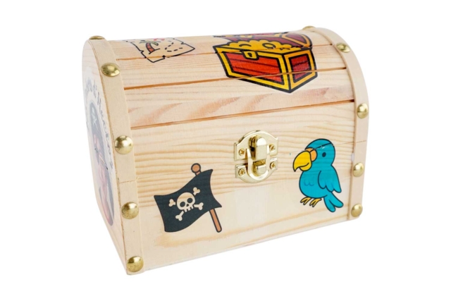 coffre de pirate - Boîtes en bois à décorer - 10doigts.fr