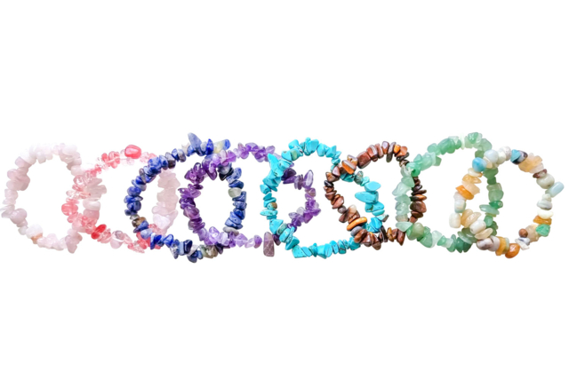 Coffret perles en pierre - Perles Naturelles - 10doigts.fr