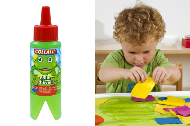 Colle bébé éveil premier âge - Colles scolaires : bâton, blanche, gel et colle forte - 10doigts.fr