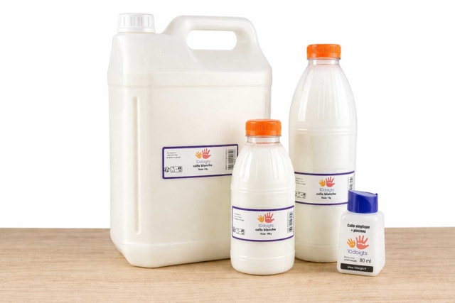 colle blanche ambiance - Colles scolaires : bâton, blanche, gel et colle forte - 10doigts.fr