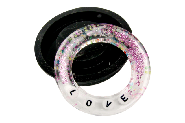 collier résine perles - Bijoux messages - 10doigts.fr
