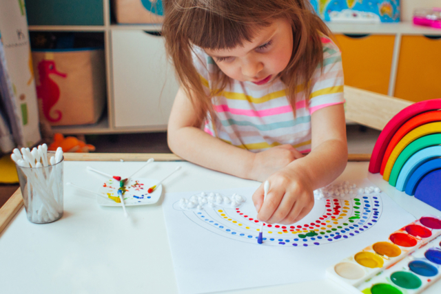 coton tige peinture enfant - Accessoires de peintures - 10doigts.fr