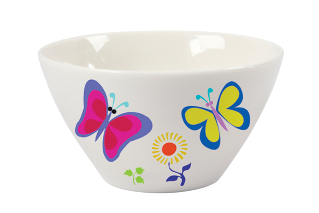 coupe en porcelaine ronde - Supports en céramique à décorer - 10doigts.fr