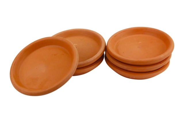 coupelle terracota 10cm - Supports en céramique à décorer - 10doigts.fr