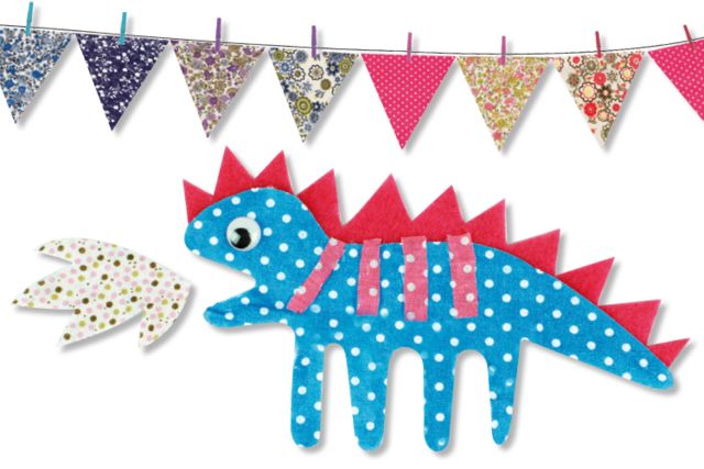 Coupon en coton imprimé - Coupons de tissus - 10doigts.fr