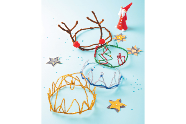 couronne chenille - Chenilles, cure-pipe - 10doigts.fr