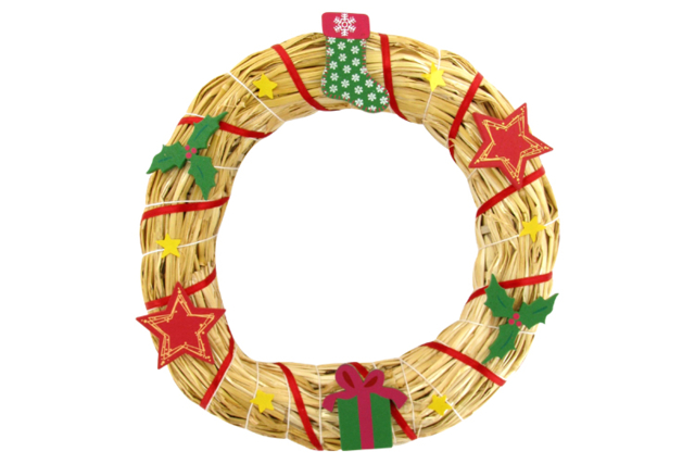 couronne - Déco en bois peint - 10doigts.fr
