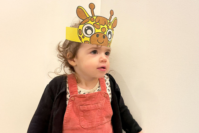 Couronnes animaux à colorier - girafe - Couronnes et Chapeaux pour Carnaval : Loisirs Créatifs pour Enfants - 10doigts.fr