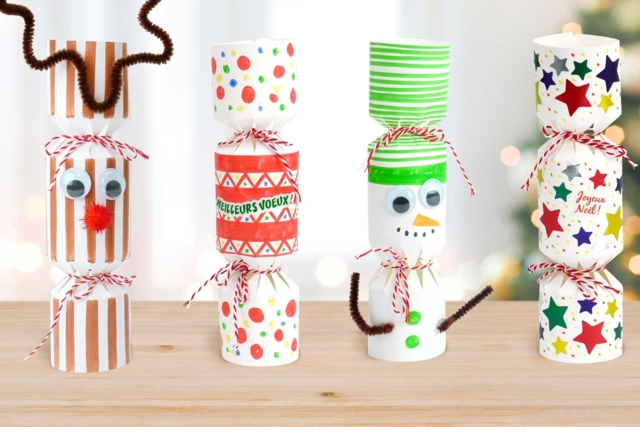 crackers à customiser - Papiers cadeaux et sacs - 10doigts.fr