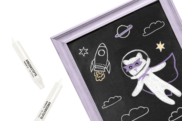 crayon cire blanc - Décors de fenêtres Noël - 10doigts.fr