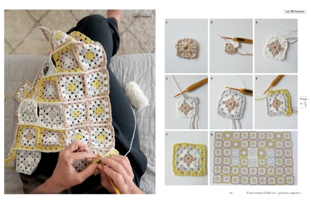 crochet granny square - Crochet - 10doigts.fr