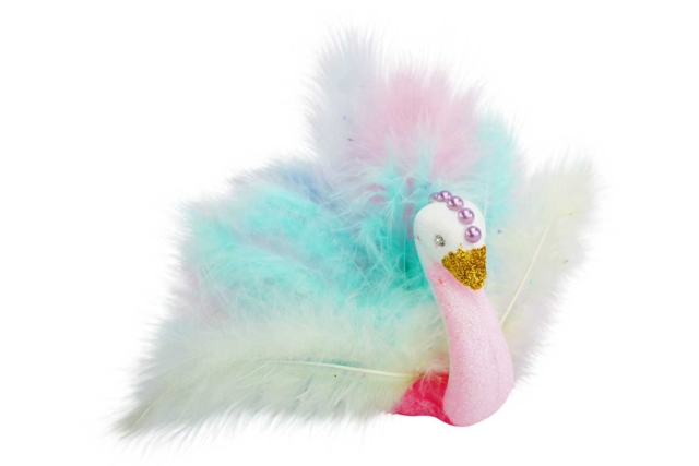cygne polystyrène à plumes - Animaux en polystyrène - 10doigts.fr