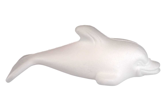 dauphin océan polystyrène - Animaux en polystyrène - 10doigts.fr
