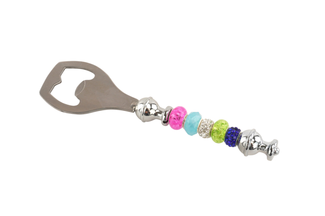 Décapsuleur en métal à personnaliser avec des perles - Supports en Métal - 10doigts.fr