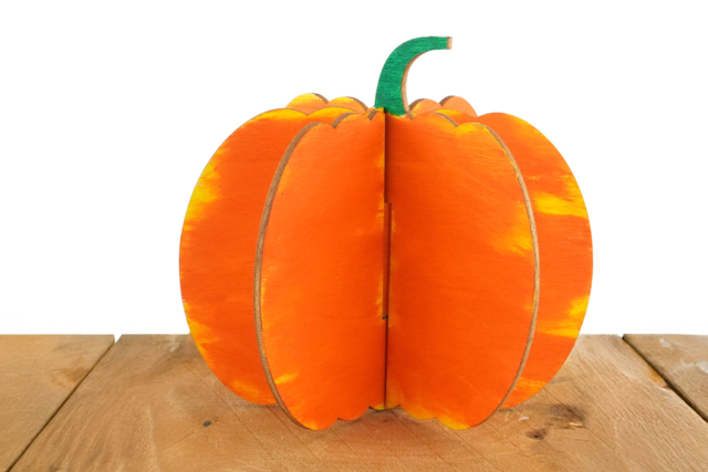 Deco Halloween Bois Citrouille - Home Déco - 10doigts.fr