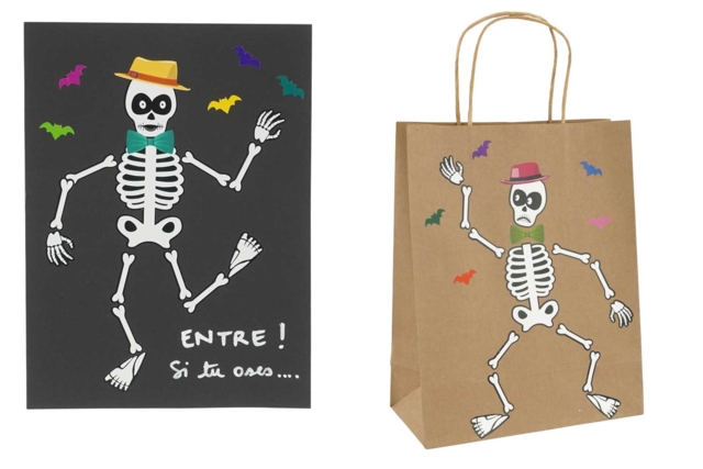 Deco Halloween Squelette - Gommettes Halloween - 10doigts.fr