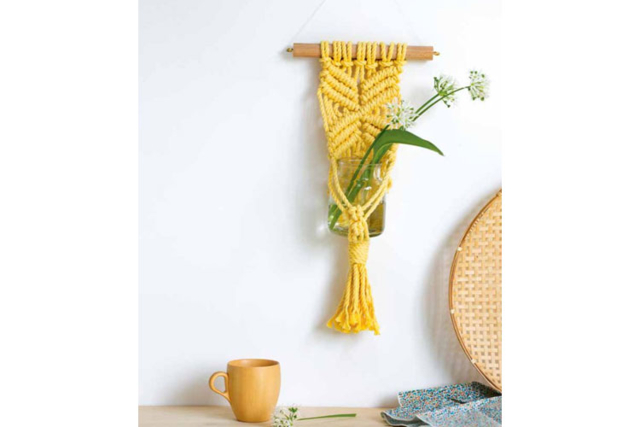 deco murale en macramé - Fils pour macramé - 10doigts.fr