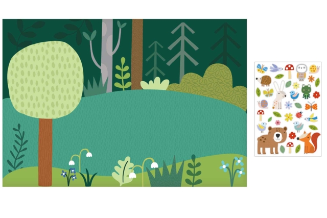 Decor foret Enfant stickers - Gommettes saisons : des autocollants pour toute l’année - 10doigts.fr