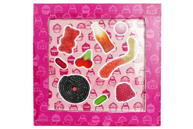 dessous de plat bonbons gommettes - Supports en Verre - 10doigts.fr