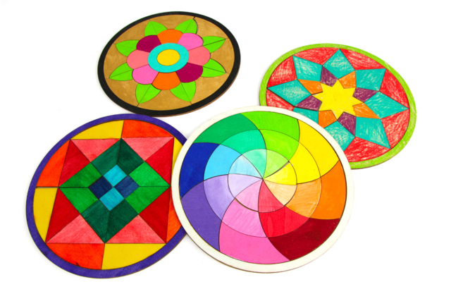 dessous de plat mandala - Puzzles - 10doigts.fr